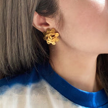 Load image into Gallery viewer, CHANEL VINTAGE snowflake earrings