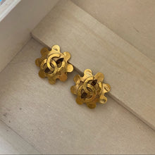 Load image into Gallery viewer, CHANEL VINTAGE snowflake earrings