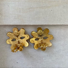 Load image into Gallery viewer, CHANEL VINTAGE snowflake earrings