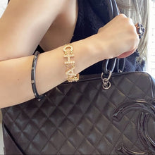 Load image into Gallery viewer, CHANEL Camille & cc logo bracelet