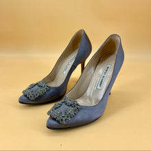 Load image into Gallery viewer, MANOLO BLAHNIK crystal high heels