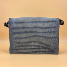 Load image into Gallery viewer, YVES SAINT LAURENT Crocodile Skin Leather Shoulder Bag