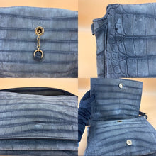 Load image into Gallery viewer, YVES SAINT LAURENT Crocodile Skin Leather Shoulder Bag