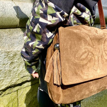 Load image into Gallery viewer, CHANEL TRIPLE CC MESSENGER SUEDE crossbody bag