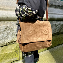 Load image into Gallery viewer, CHANEL TRIPLE CC MESSENGER SUEDE crossbody bag