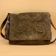 Load image into Gallery viewer, CHANEL TRIPLE CC MESSENGER SUEDE crossbody bag