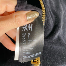 Load image into Gallery viewer, BALMAIN × H&M black Velvet dress