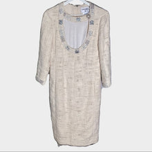 Load image into Gallery viewer, CHANEL 12PF Paris Bombay Ivory Silver Dress