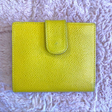 Load image into Gallery viewer, CHANEL yellow calfskin wallet