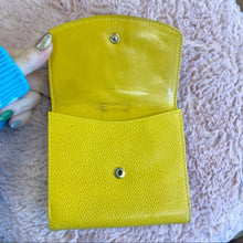 Load image into Gallery viewer, CHANEL yellow calfskin wallet