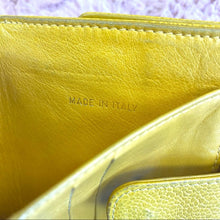 Load image into Gallery viewer, CHANEL yellow calfskin wallet