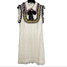 Load image into Gallery viewer, Gucci Cluny Lace Dress With Embroidery in White