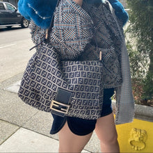 Load image into Gallery viewer, FENDI ZUCCA MAMMA BAGUETTE SHOULDER BAG