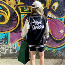 Load image into Gallery viewer, PIERRE BALMAIN leather wool bomber jacket