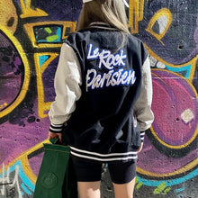 Load image into Gallery viewer, PIERRE BALMAIN leather wool bomber jacket