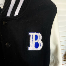 Load image into Gallery viewer, PIERRE BALMAIN leather wool bomber jacket