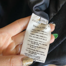 Load image into Gallery viewer, PIERRE BALMAIN leather wool bomber jacket