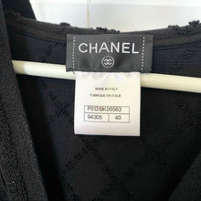 Load image into Gallery viewer, CHANEL black sport dress