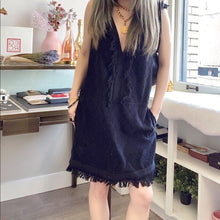 Load image into Gallery viewer, CHANEL black sport dress