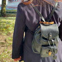 Load image into Gallery viewer, GUCCI mini bamboo leather backpack