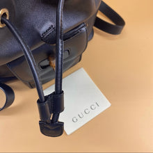 Load image into Gallery viewer, GUCCI mini bamboo leather backpack