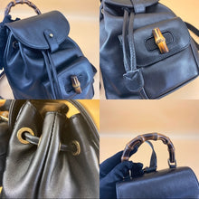 Load image into Gallery viewer, GUCCI mini bamboo leather backpack