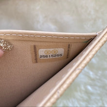 Load image into Gallery viewer, CHANEL beige calfskin wallet