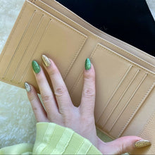 Load image into Gallery viewer, CHANEL beige calfskin wallet