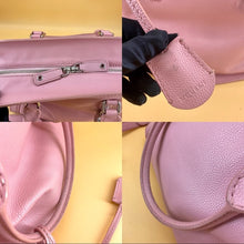 Load image into Gallery viewer, ALEXANDER MCQUEEN Pink padlock Leather Tote Bag