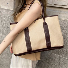 Load image into Gallery viewer, HERMES Garden party36 cloth tote TWS
