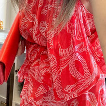 Load image into Gallery viewer, CHANEL red Cotton dress