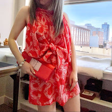 Load image into Gallery viewer, CHANEL red Cotton dress