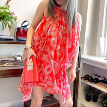Load image into Gallery viewer, CHANEL red Cotton dress