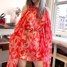 Load image into Gallery viewer, CHANEL red Cotton dress