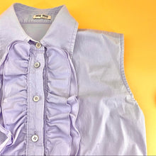 Load image into Gallery viewer, MIU MIU lavender Sleeveless shirt TWS