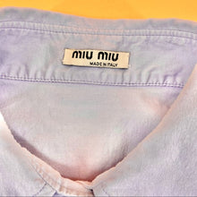 Load image into Gallery viewer, MIU MIU lavender Sleeveless shirt TWS