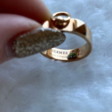 Load image into Gallery viewer, HERMES Collier de Chien rose gold ring