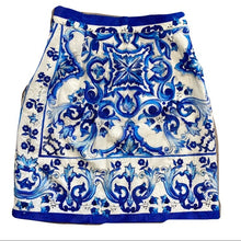 Load image into Gallery viewer, DOLCE & GABBANA Majolica print skirt set