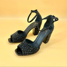 Load image into Gallery viewer, GIUSEPPE ZANOTTI black sandals