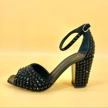 Load image into Gallery viewer, GIUSEPPE ZANOTTI black sandals