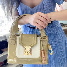 Load image into Gallery viewer, LOUIS VUITTON vintage patent mini bag TWS