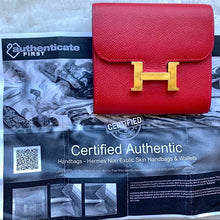 Load image into Gallery viewer, HERMES Constance compact wallet
