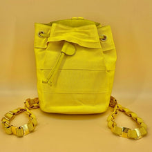 Load image into Gallery viewer, SALVATORE FERRAGAMO cloth Golden chain backpack
