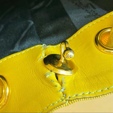 Load image into Gallery viewer, SALVATORE FERRAGAMO cloth Golden chain backpack