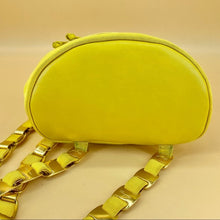 Load image into Gallery viewer, SALVATORE FERRAGAMO cloth Golden chain backpack