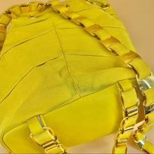 Load image into Gallery viewer, SALVATORE FERRAGAMO cloth Golden chain backpack