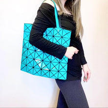 Load image into Gallery viewer, BAO BAO ISSEY MIYAKE blue tote