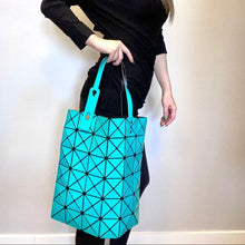Load image into Gallery viewer, BAO BAO ISSEY MIYAKE blue tote