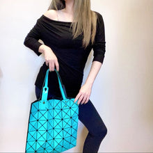 Load image into Gallery viewer, BAO BAO ISSEY MIYAKE blue tote