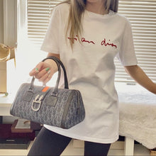 Load image into Gallery viewer, DIOR White embroidery T-shirt